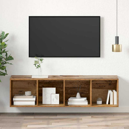 Sestava Tv Skříněk 37 X 37 X 142,5 Cm Staré Dřevo