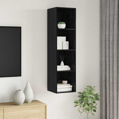 Sestava Tv Skříněk 37 X 37 X 142,5 Cm Černý Dub