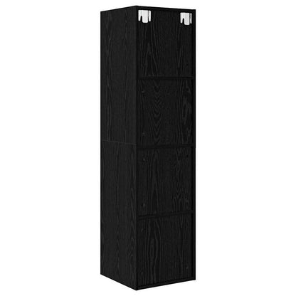 Sestava Tv Skříněk 37 X 37 X 142,5 Cm Černý Dub