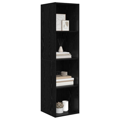 Sestava Tv Skříněk 37 X 37 X 142,5 Cm Černý Dub