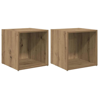 Sestava Tv Skříněk 2 Pcs Artisanový Dub Kompozitní Dřevo