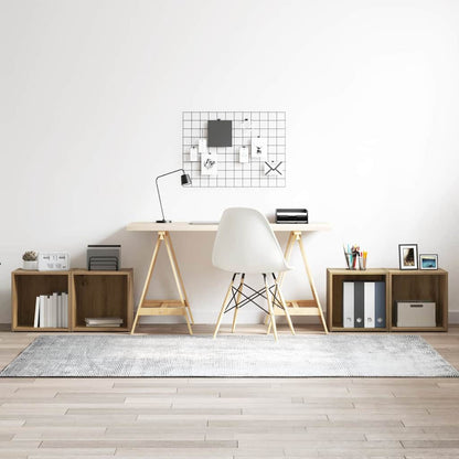 Sestava Tv Skříněk 4 Pcs Artisanový Dub Kompozitní Dřevo