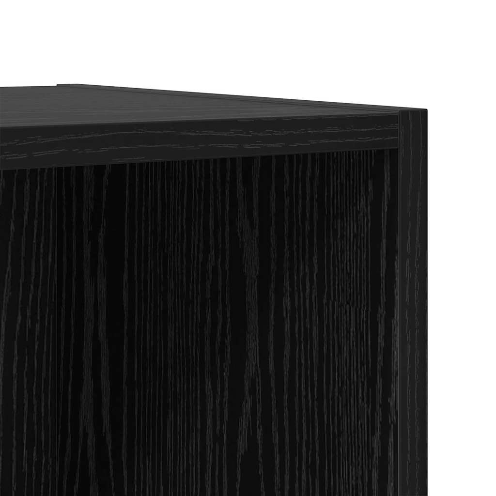 Sestava Tv Skříněk 2 Pcs Černá Kompozitní Dřevo