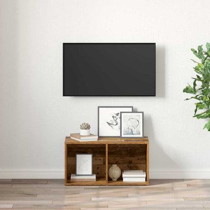 Sestava Tv Skříněk 72 X 35 X 37 Cm Hnědá Kompozitní Dřevo