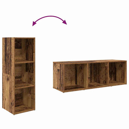Sestava Tv Skříněk 72 X 35 X 37 Cm Hnědá Kompozitní Dřevo