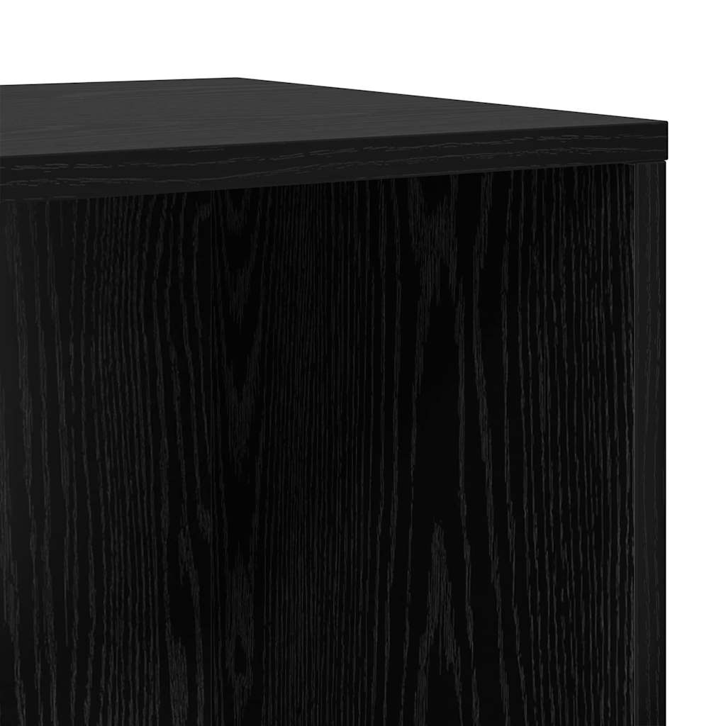 Sestava Tv Skříněk 72 X 35 X 37 Cm Černá Kompozitní Dřevo