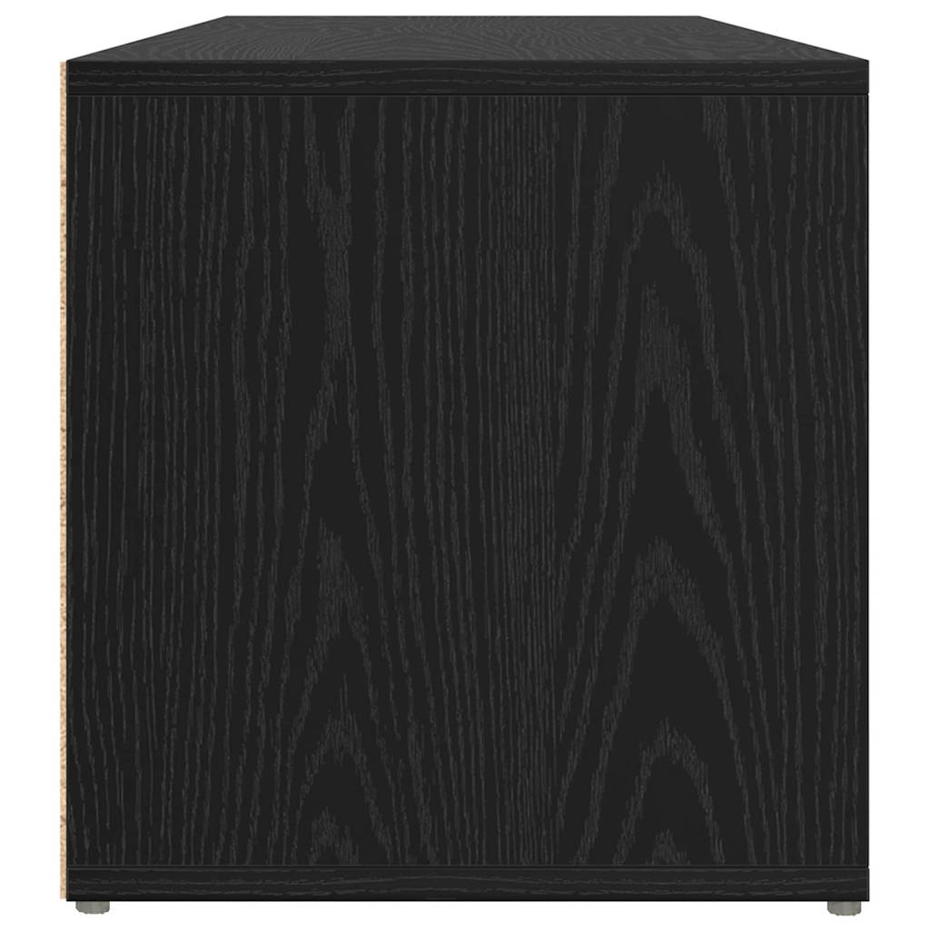 Sestava Tv Skříněk 72 X 35 X 37 Cm Černá Kompozitní Dřevo