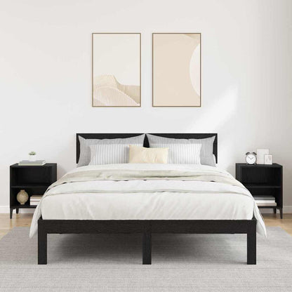 Noční Skříňka 2 Ks Černý Dub 40 X 30 X 50 Cm Kompozitní Dřevo
