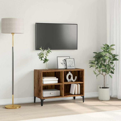 Sestava Tv Skříněk Nástěnný Hnědá Dřevěný Materiál