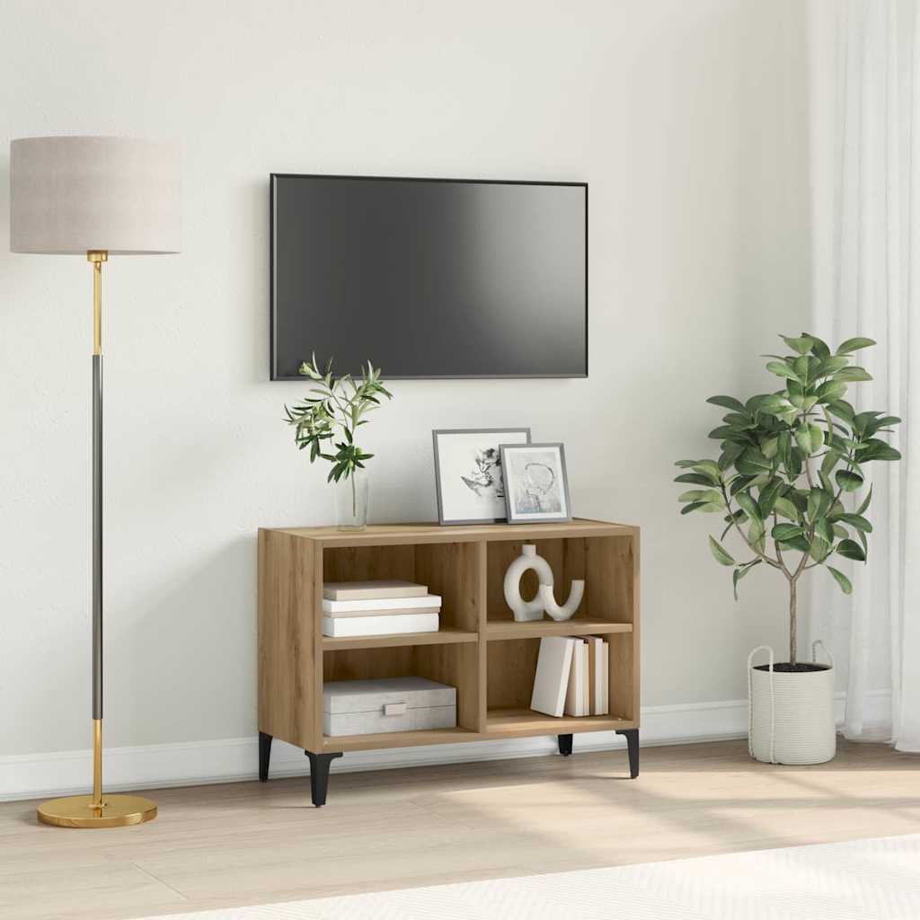 Sestava Tv Skříněk Hnědá Dřevěný Materiál