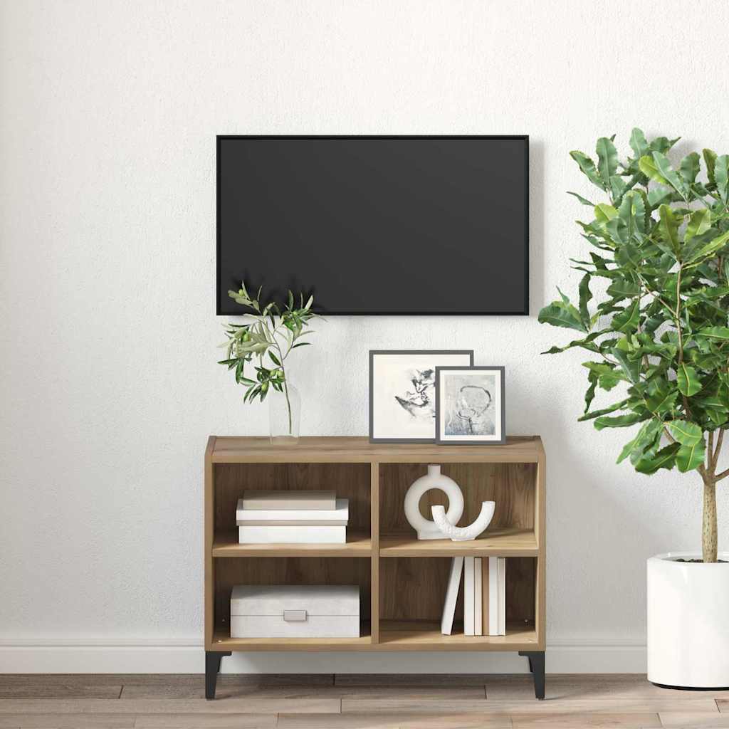 Sestava Tv Skříněk Hnědá Dřevěný Materiál