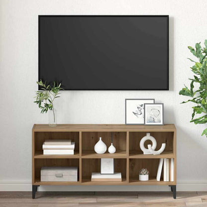 Sestava Tv Skříněk 103,5 X 30 X 50 Cm Hnědá Dřevěný Materiál