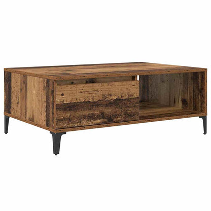 Konferenční Stolek Staré Dřevo 90 X 60 X 35 Cm Kompozitní Dřevo