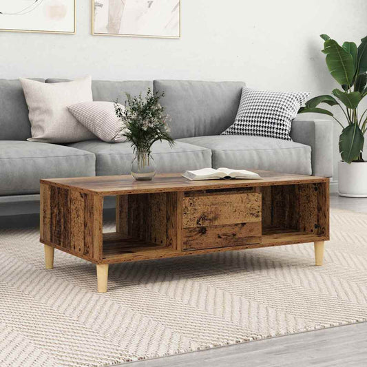 Konferenční Stolek Staré Dřevo 102 X 55 X 35 Cm