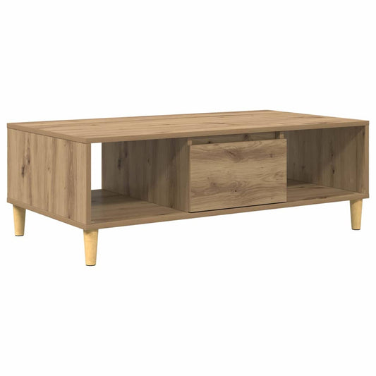 Konferenční Stolek Artisanový Dub 102 X 55 X 35 Cm