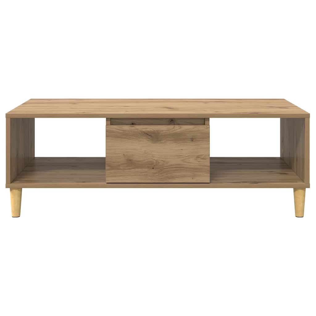 Konferenční Stolek Artisanový Dub 102 X 55 X 35 Cm