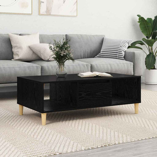 Konferenční Stolek Černý Dub 102 X 55 X 35 Cm Kompozitní Dřevo
