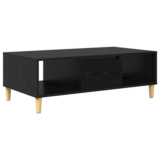 Konferenční Stolek Černý Dub 102 X 55 X 35 Cm Kompozitní Dřevo