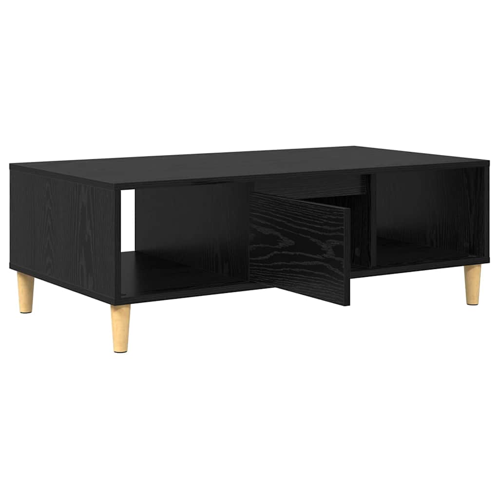 Konferenční Stolek Černý Dub 102 X 55 X 35 Cm Kompozitní Dřevo