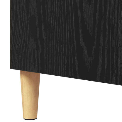 Servírovací Skříň Černý Dub 57 X 35 X 89.5 Cm Kompozitní Dřevo