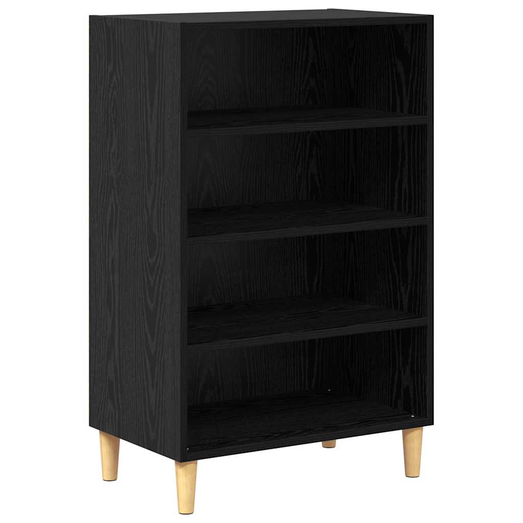 Servírovací Skříň Černý Dub 57 X 35 X 89.5 Cm Kompozitní Dřevo