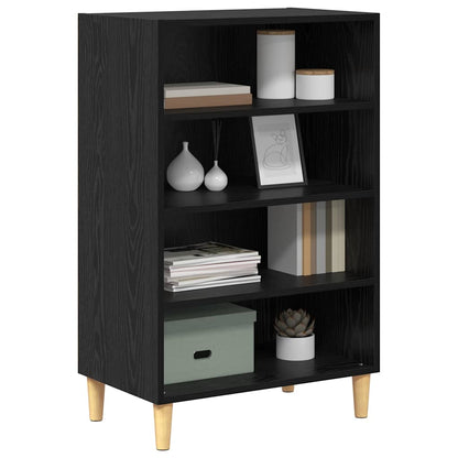 Servírovací Skříň Černý Dub 57 X 35 X 89.5 Cm Kompozitní Dřevo