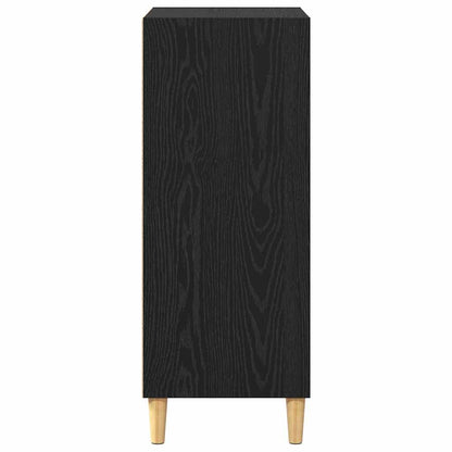Servírovací Skříň Černý Dub 57 X 35 X 89.5 Cm Kompozitní Dřevo