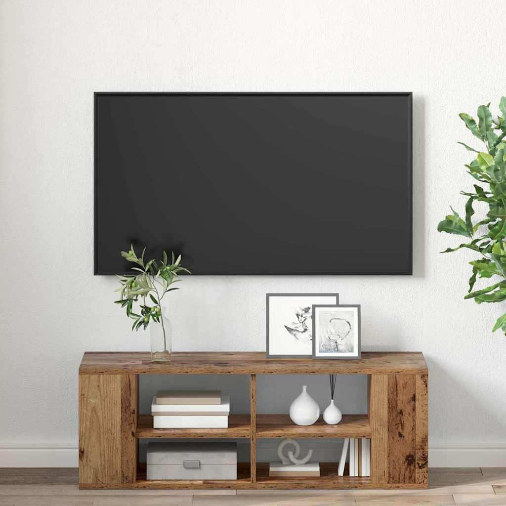 Sestava Tv Skříněk 102 X 35 X 35 Cm Staré Dřevo