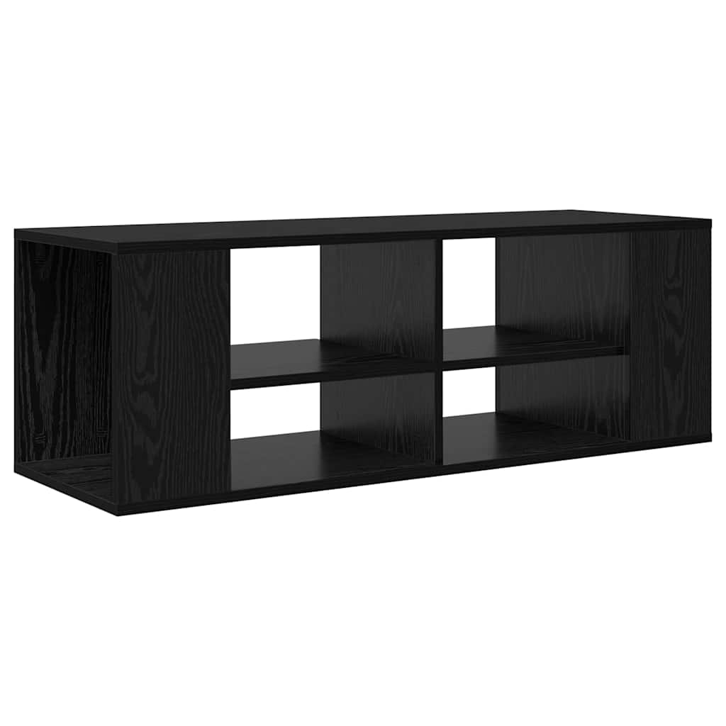 Sestava Tv Skříněk 102 X 35 X 35 Cm Černý Dub Kompozitní Dřevo