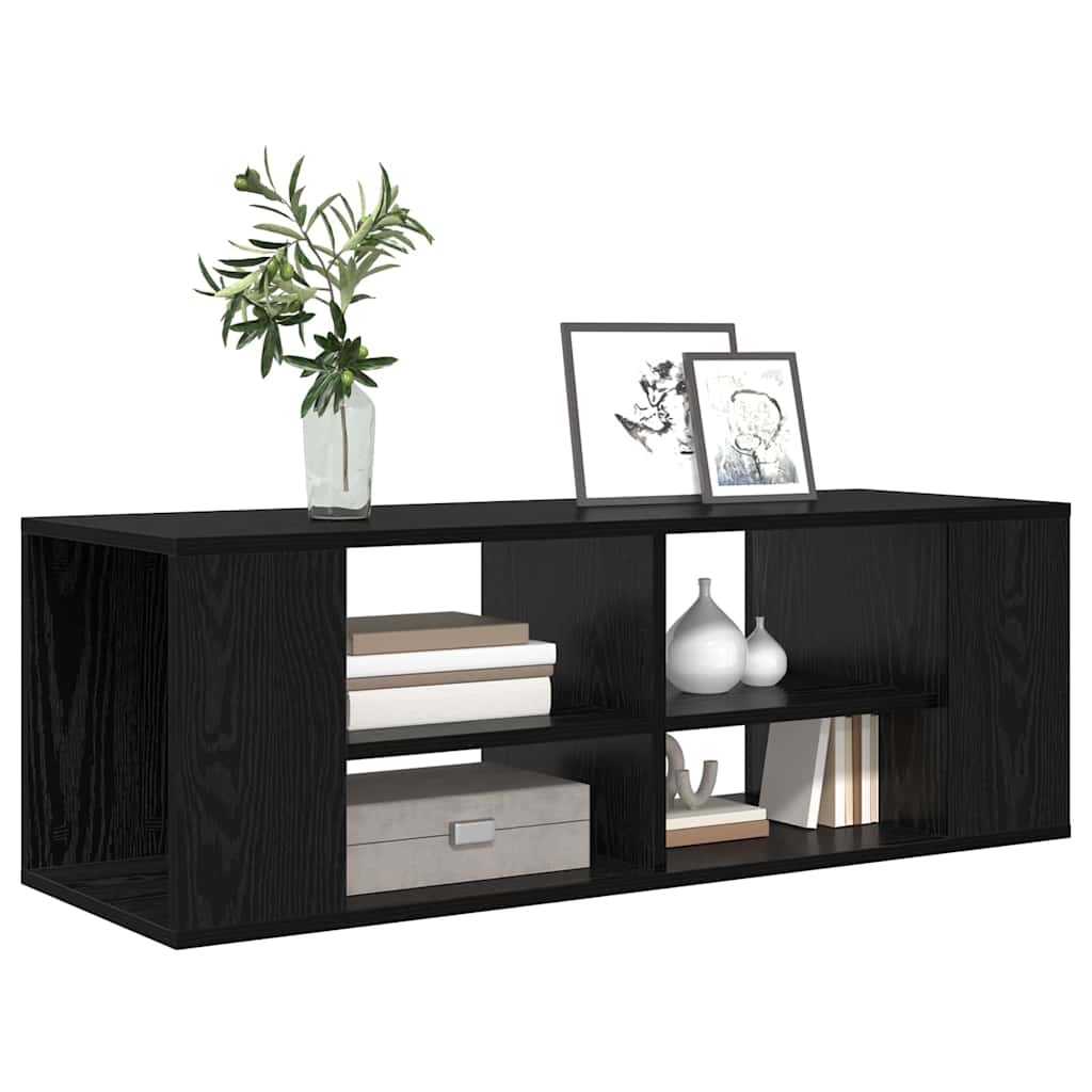 Sestava Tv Skříněk 102 X 35 X 35 Cm Černý Dub Kompozitní Dřevo
