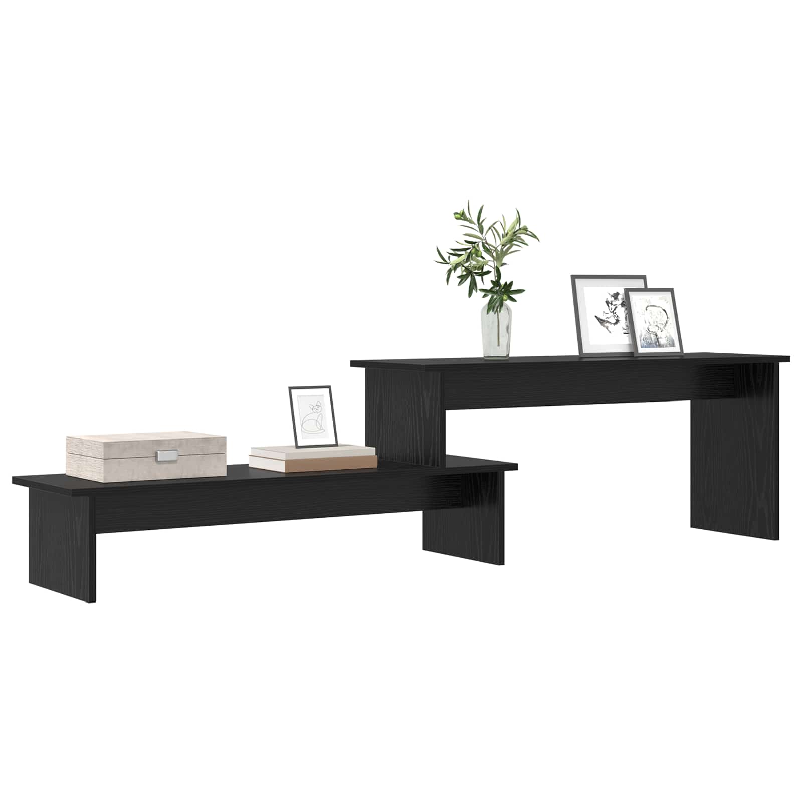 Sestava Tv Skříněk 180,5 X 30 X 43 Cm Černý Dub