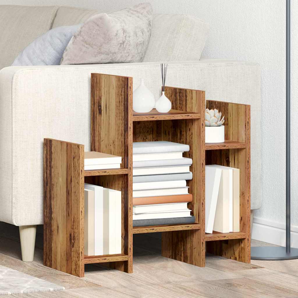 Boční Skříňka Staré Dřevo 60 X 26 X 60 Cm Kompozitní Dřevo