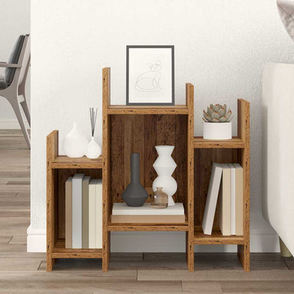 Boční Skříňka Staré Dřevo 60 X 26 X 60 Cm Kompozitní Dřevo