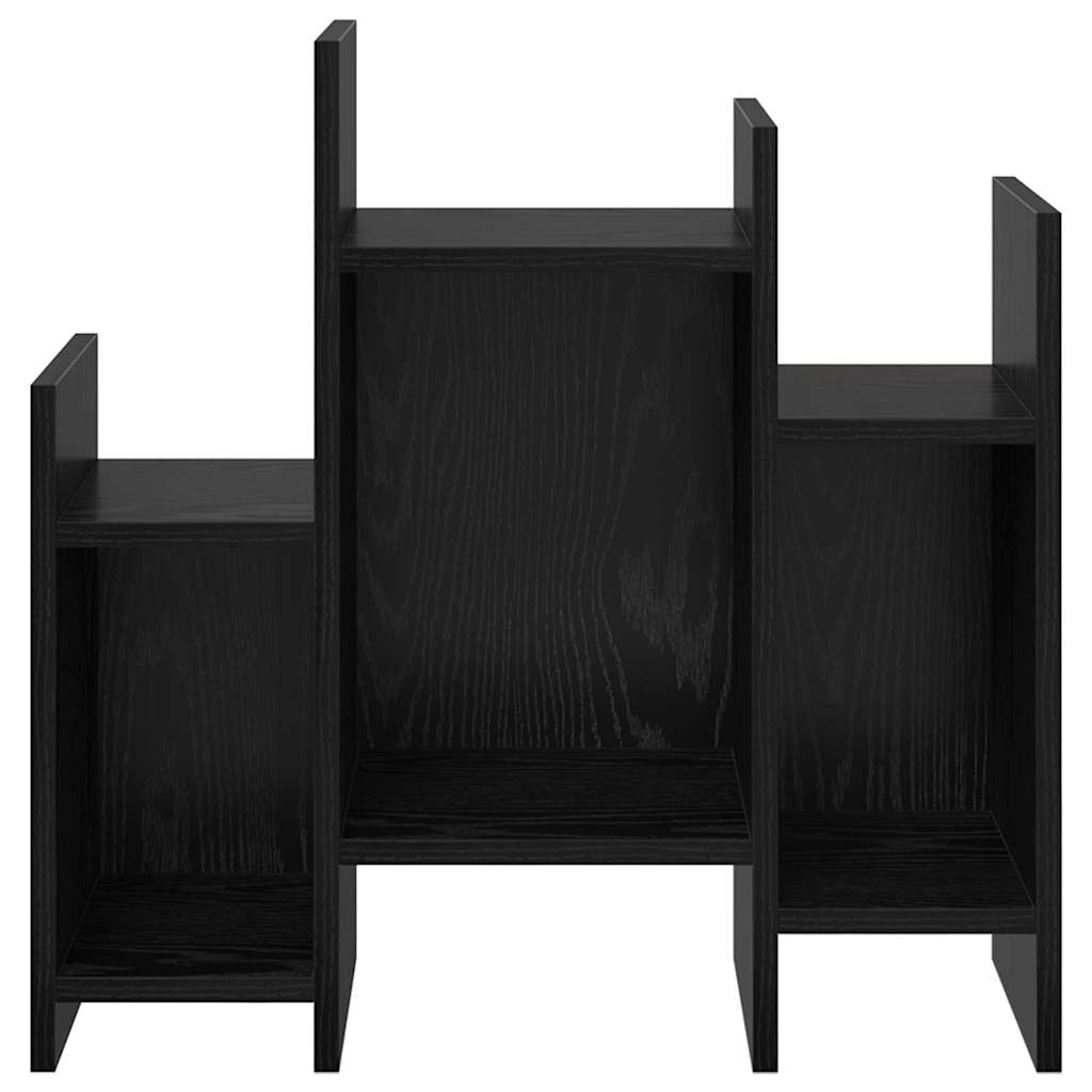 Boční Skříňka Černý Dub 60 X 26 X 60 Cm Kompozitní Dřevo