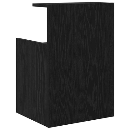Noční Skříňka 2 Ks Černý Dub 40 X 35 X 60 Cm Kompozitní Dřevo