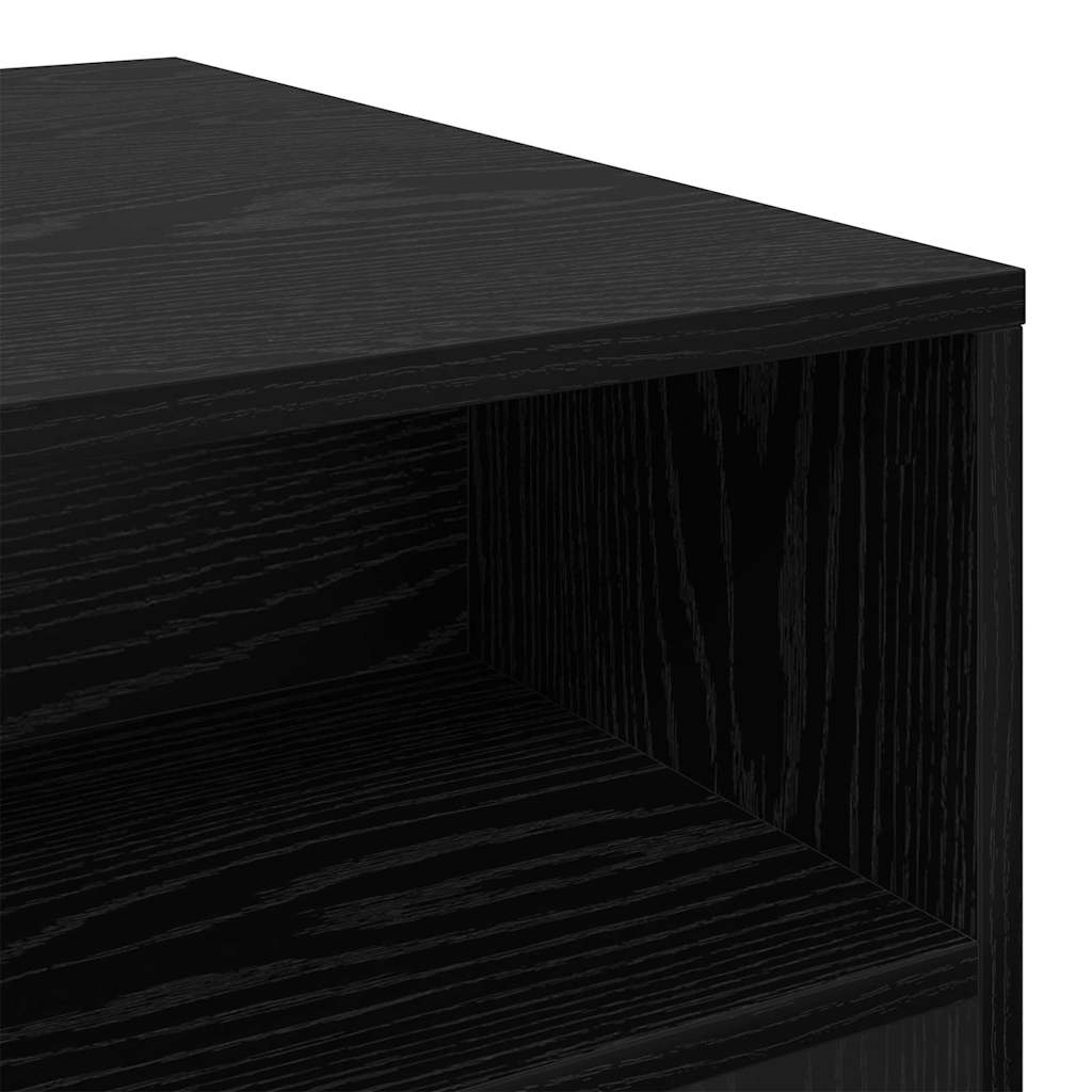 Konferenční Stolek Černý Dub 90 X 55 X 42,5 Cm Kompozitní Dřevo
