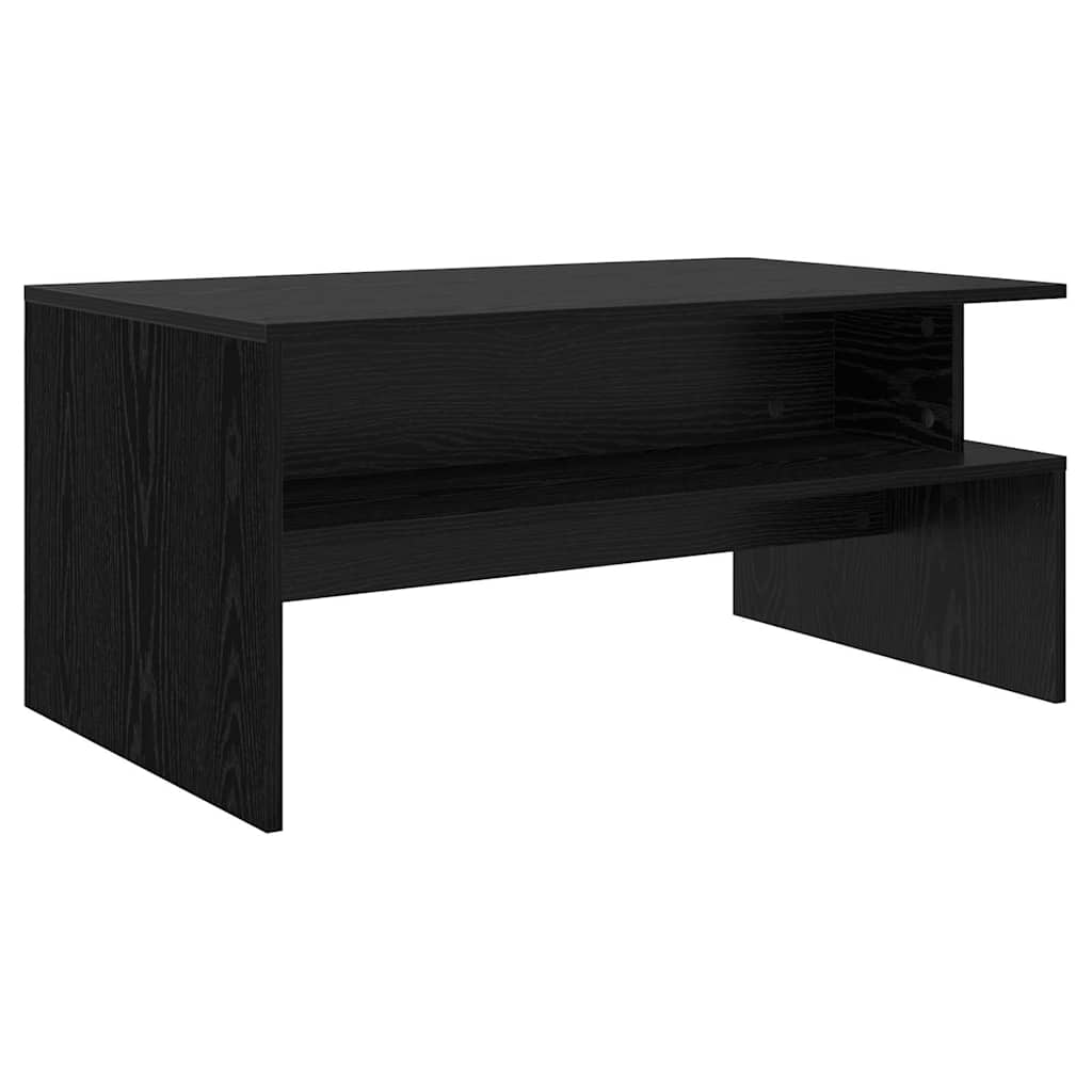 Konferenční Stolek Černý Dub 90 X 55 X 42,5 Cm Kompozitní Dřevo
