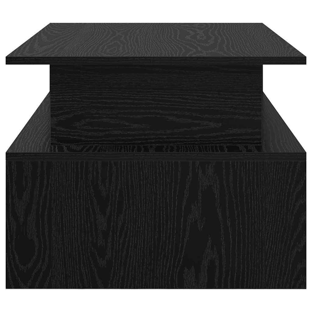 Konferenční Stolek Černý Dub 90 X 55 X 42,5 Cm Kompozitní Dřevo