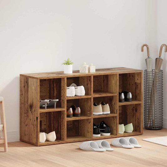 Lavička Na Boty 103 X 30 X 54,5 Cm Kompozitní Dřevo Staré Dřevo