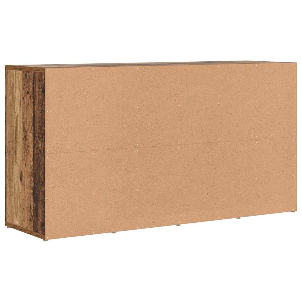 Lavička Na Boty 103 X 30 X 54,5 Cm Kompozitní Dřevo Staré Dřevo