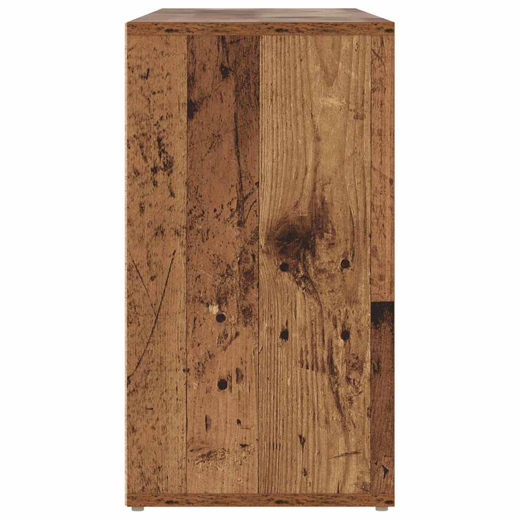 Lavička Na Boty 103 X 30 X 54,5 Cm Kompozitní Dřevo Staré Dřevo