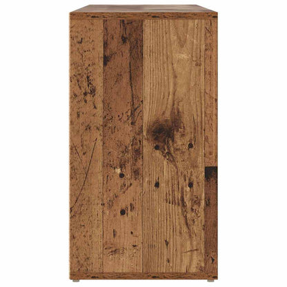Lavička Na Boty 103 X 30 X 54,5 Cm Kompozitní Dřevo Staré Dřevo
