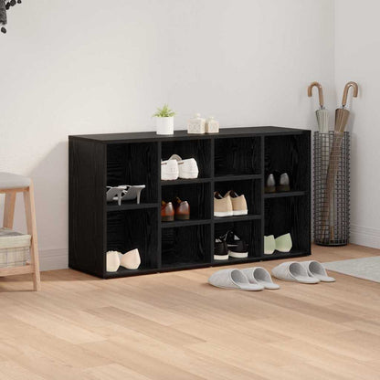 Lavička Na Boty 103 X 30 X 54,5 Cm Kompozitní Dřevo Černý Dub