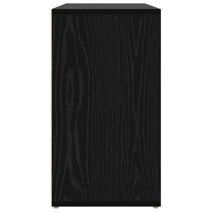 Lavička Na Boty 103 X 30 X 54,5 Cm Kompozitní Dřevo Černý Dub