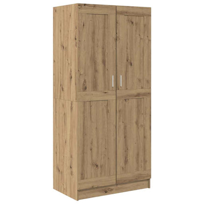 Šatní Skříň Umělecký Dub 82,5 X 51,5 X 180 Cm Kompozitní Dřevo
