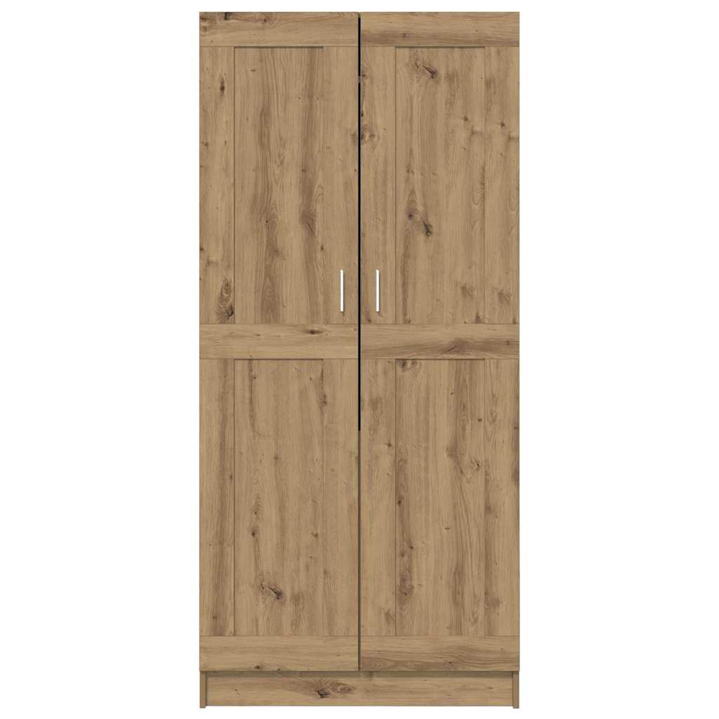 Šatní Skříň Umělecký Dub 82,5 X 51,5 X 180 Cm Kompozitní Dřevo