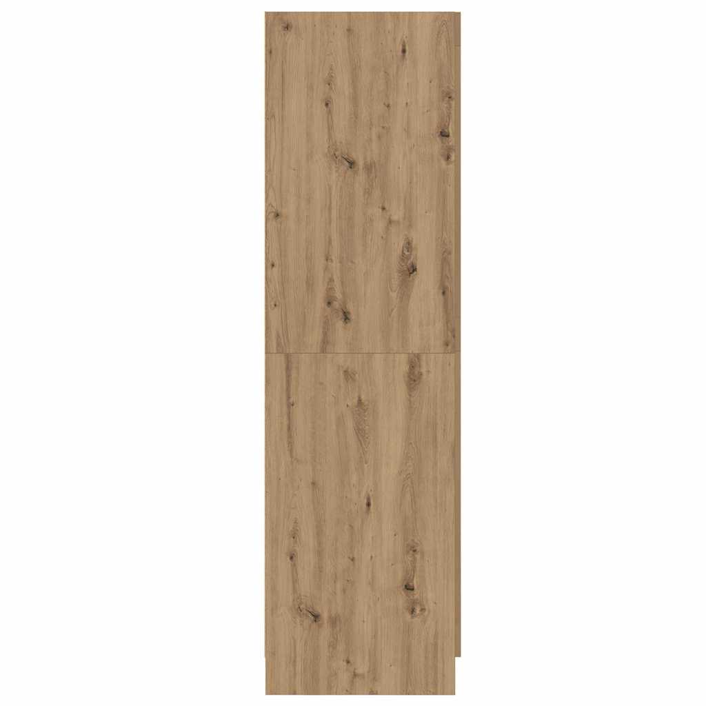 Šatní Skříň Umělecký Dub 82,5 X 51,5 X 180 Cm Kompozitní Dřevo