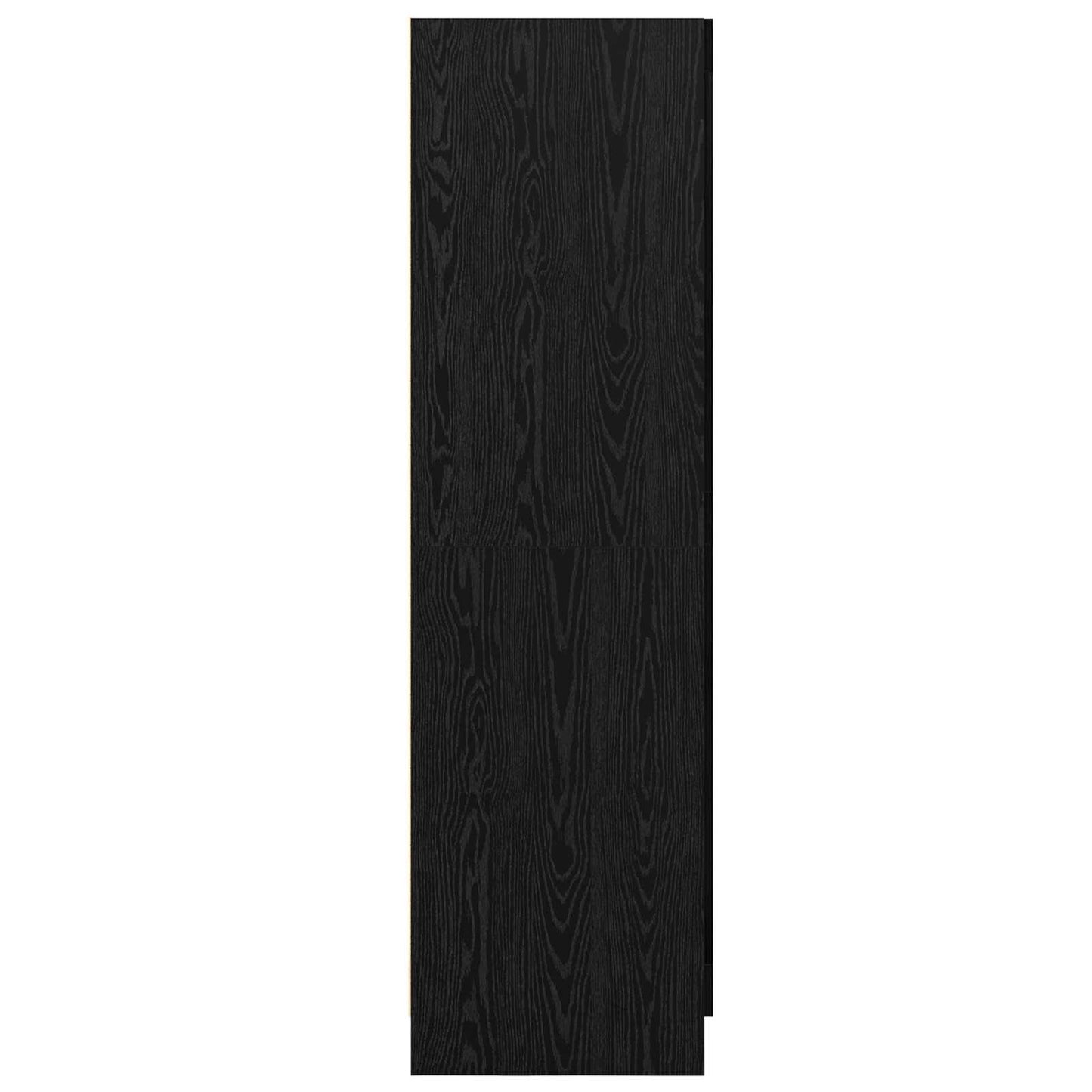 Šatní Skříň Černý Dub 82,5 X 51,5 X 180 Cm Kompozitní Dřevo