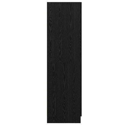 Šatní Skříň Černý Dub 82,5 X 51,5 X 180 Cm Kompozitní Dřevo