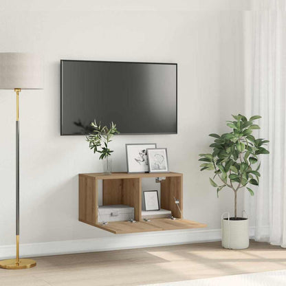 Sestava Tv Skříněk 60 X 30 X 30 Cm Hnědá Kompozitní Dřevo